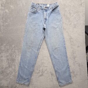 Vintage Levis 550 Jeans Womens Teen 13 Jr L Measured 32x32 Blue Relaxed